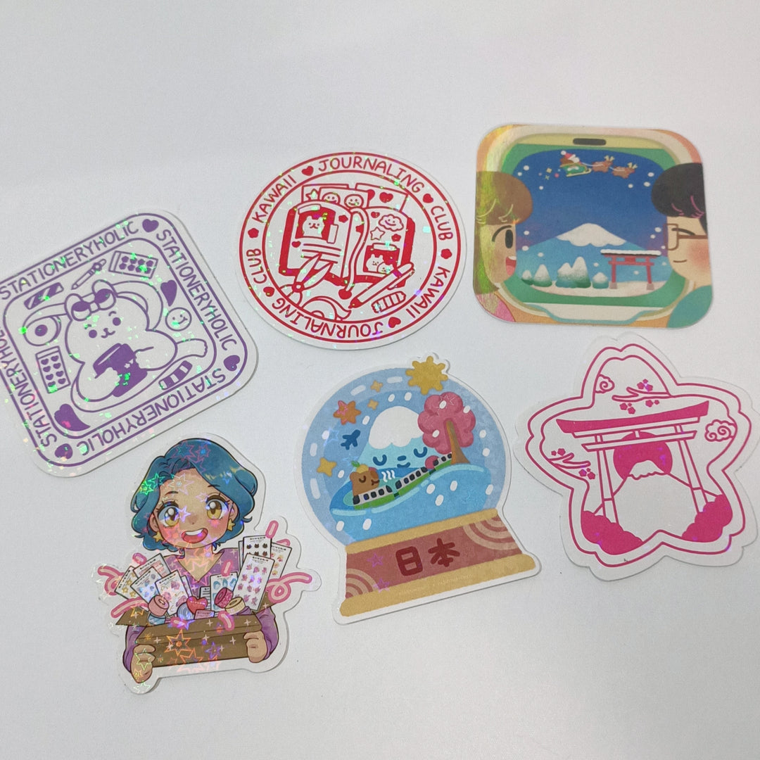 Rainbowholic Advent Hologram Sticker Set (6 pcs.)