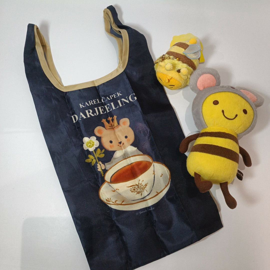 [RARE] Karel Capek Tote Bag and Mouse Buzzy-chan Plushie Set