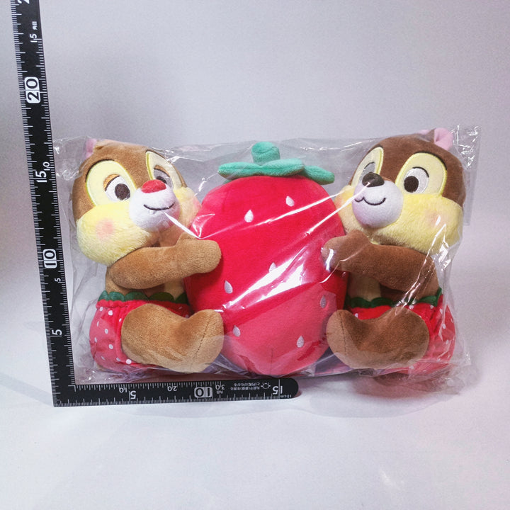 [Pre-loved] Tokyo Disney Chip and Dale Strawberry Plushie