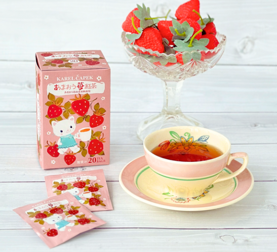 Karel Capek Amaou Strawberry Tea Box (20 pcs.)