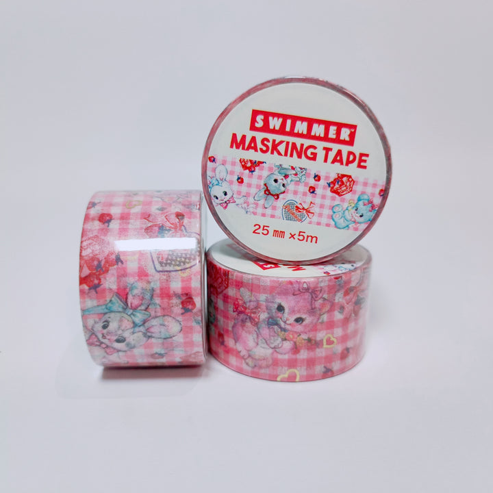 Swimmer Strawberry Shortcake Masking Tape