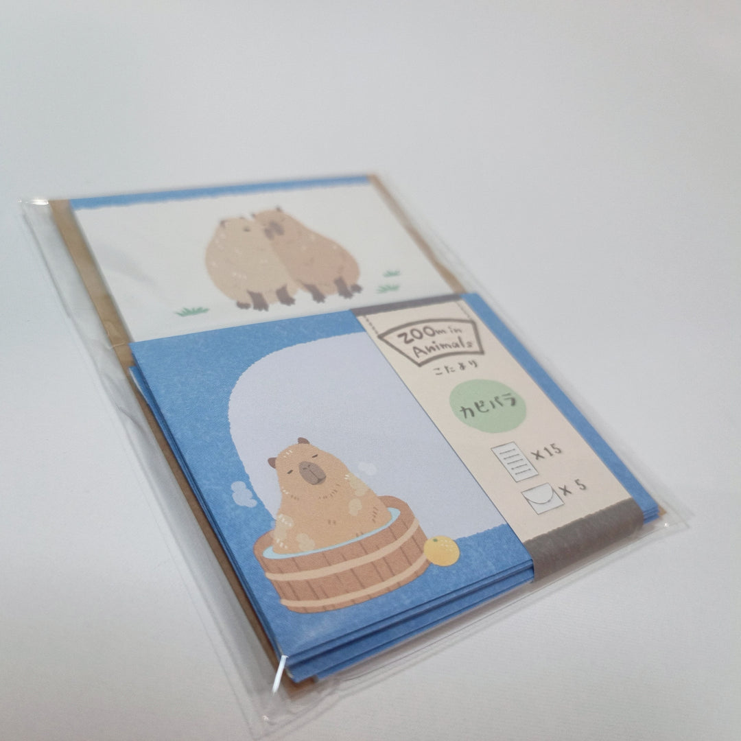 ZOOm in Animals Capybara Mini Letter Set