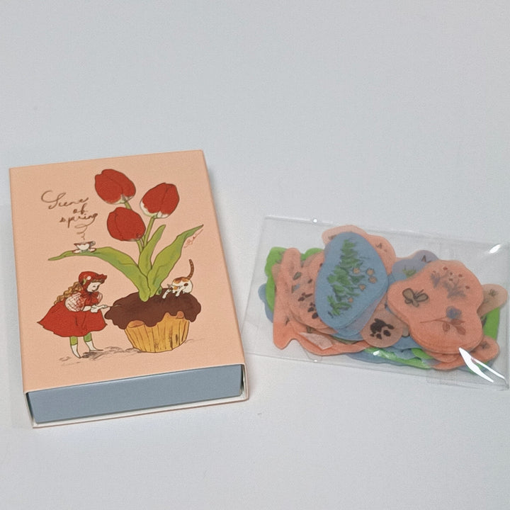 Gakken Kurahashi Rei June of Spring Match Box Flake Seal