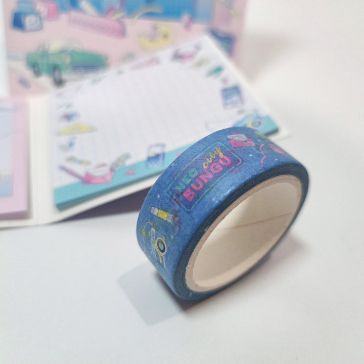 [Pre-loved] Bungu Joshi Tin Can Stationery Set