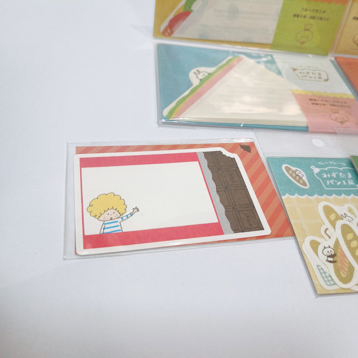 [Pre-loved] Mizutama Sandwich & Snacks Stationery Set