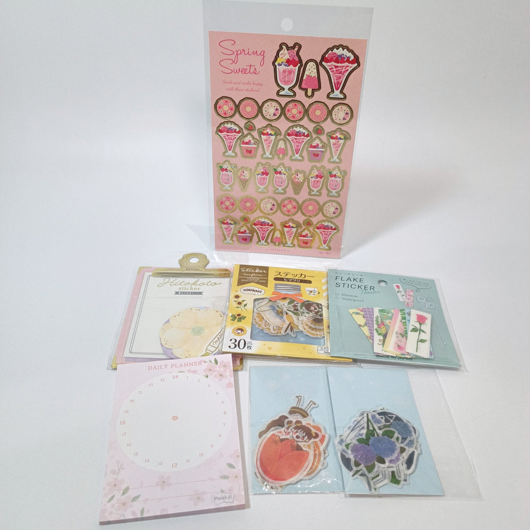 [Pre-loved] Spring Time Flowers Stationery Set