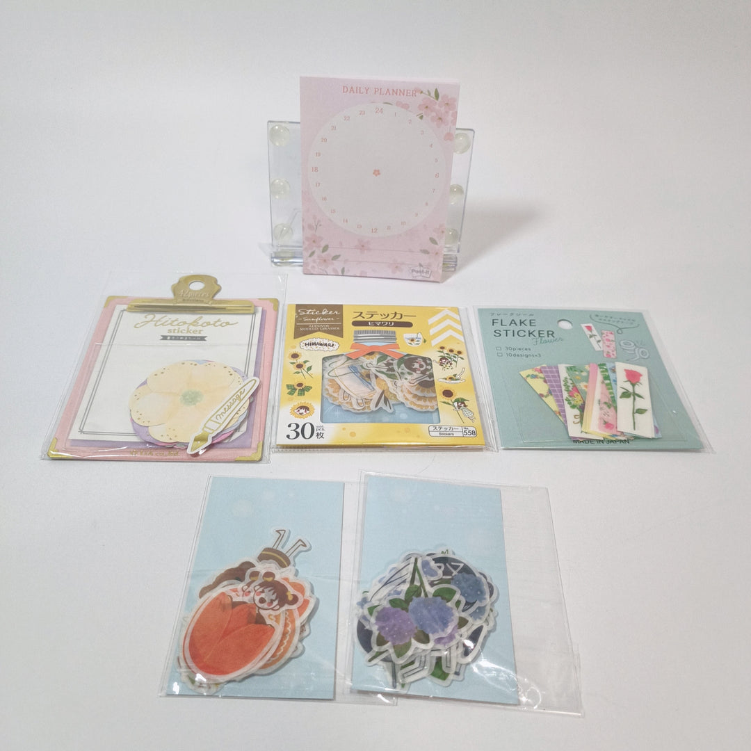 [Pre-loved] Spring Time Flowers Stationery Set