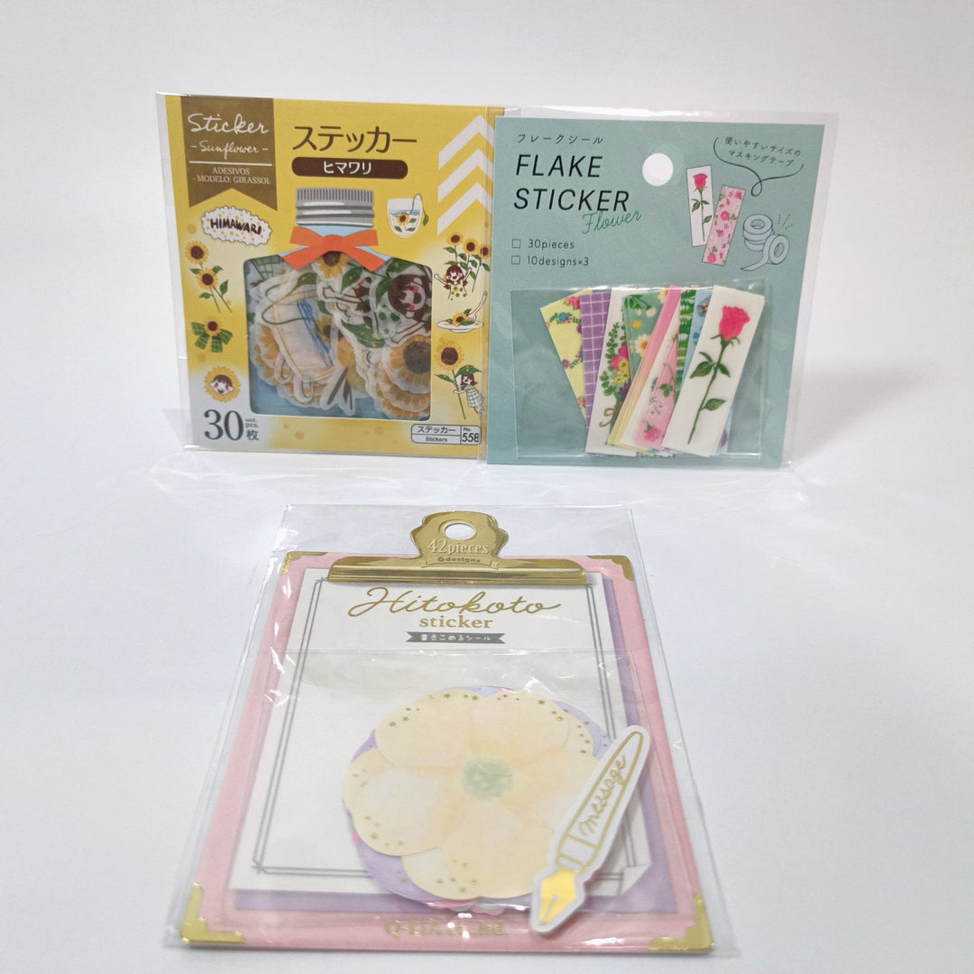 [Pre-loved] Spring Time Flowers Stationery Set