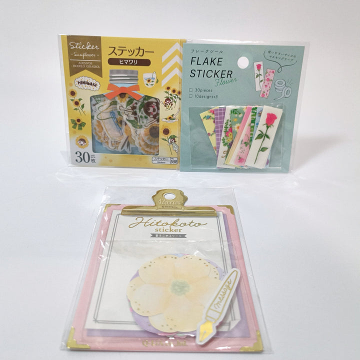 [Pre-loved] Spring Time Flowers Stationery Set