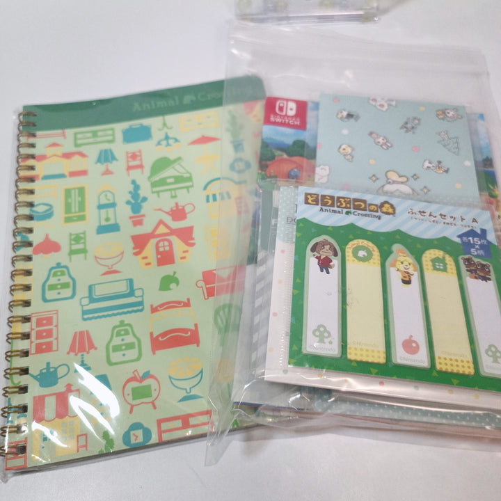 [Pre-loved] Animal Crossing Stationery Set