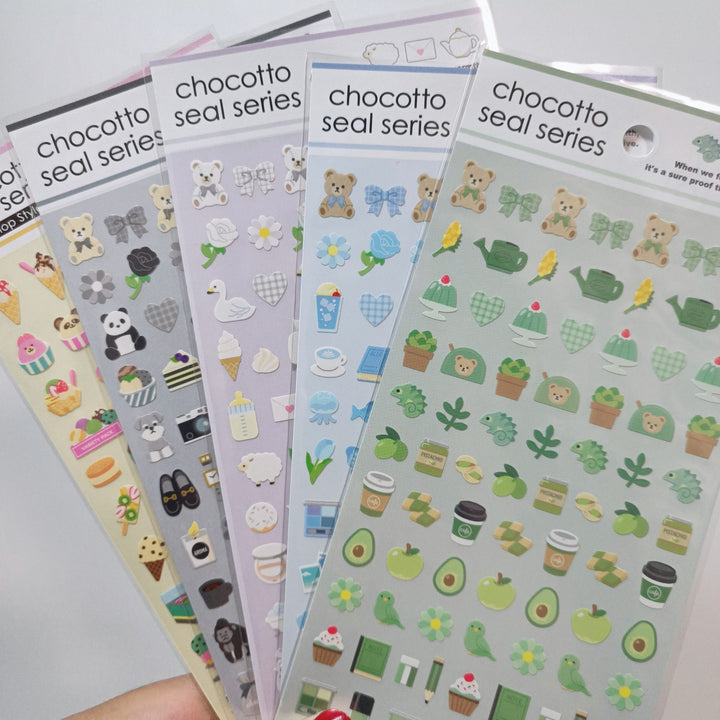 [Pre-loved] Chocotto Color Sticker Seals Set