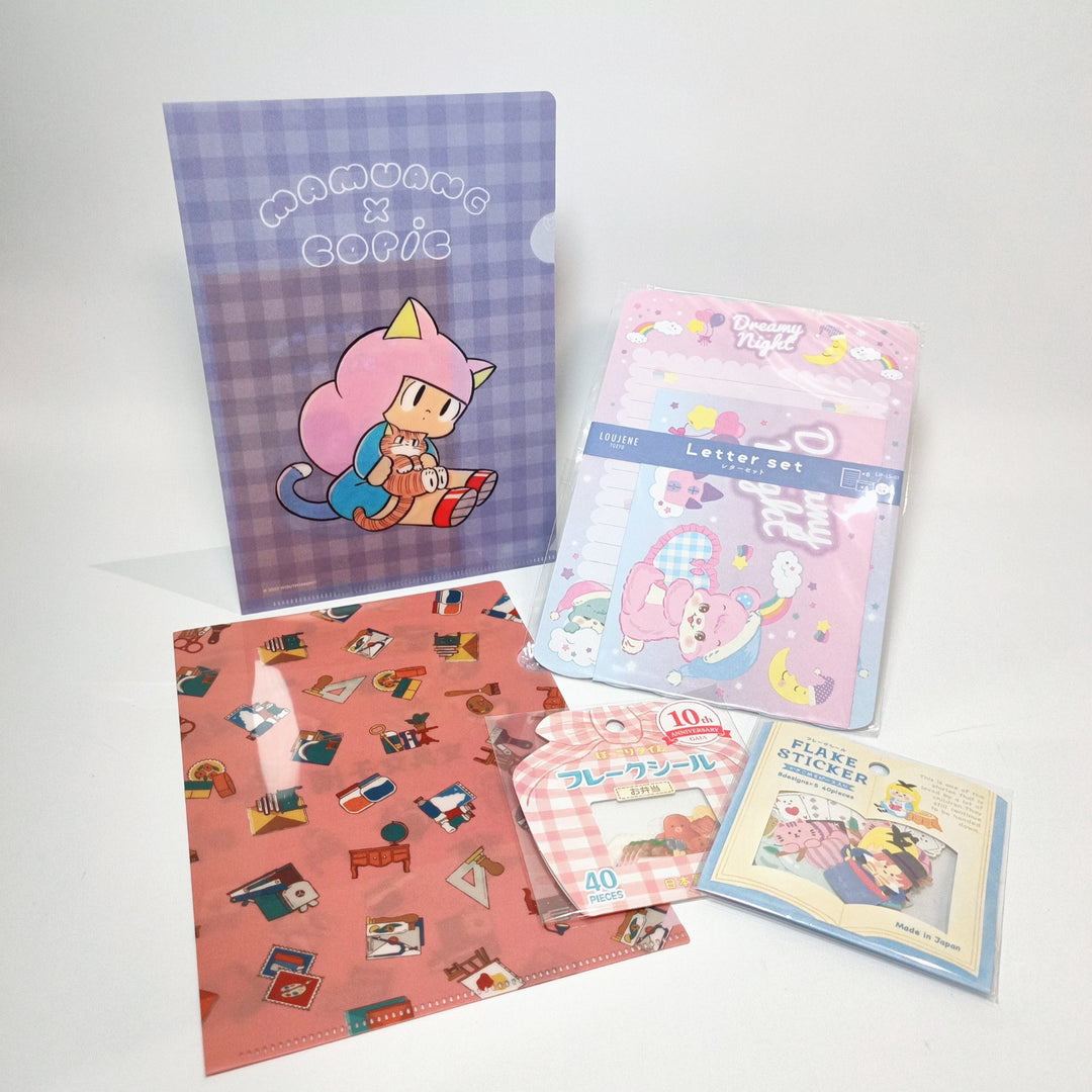 [Pre-loved] A5 Clearfiles and Stationery Set