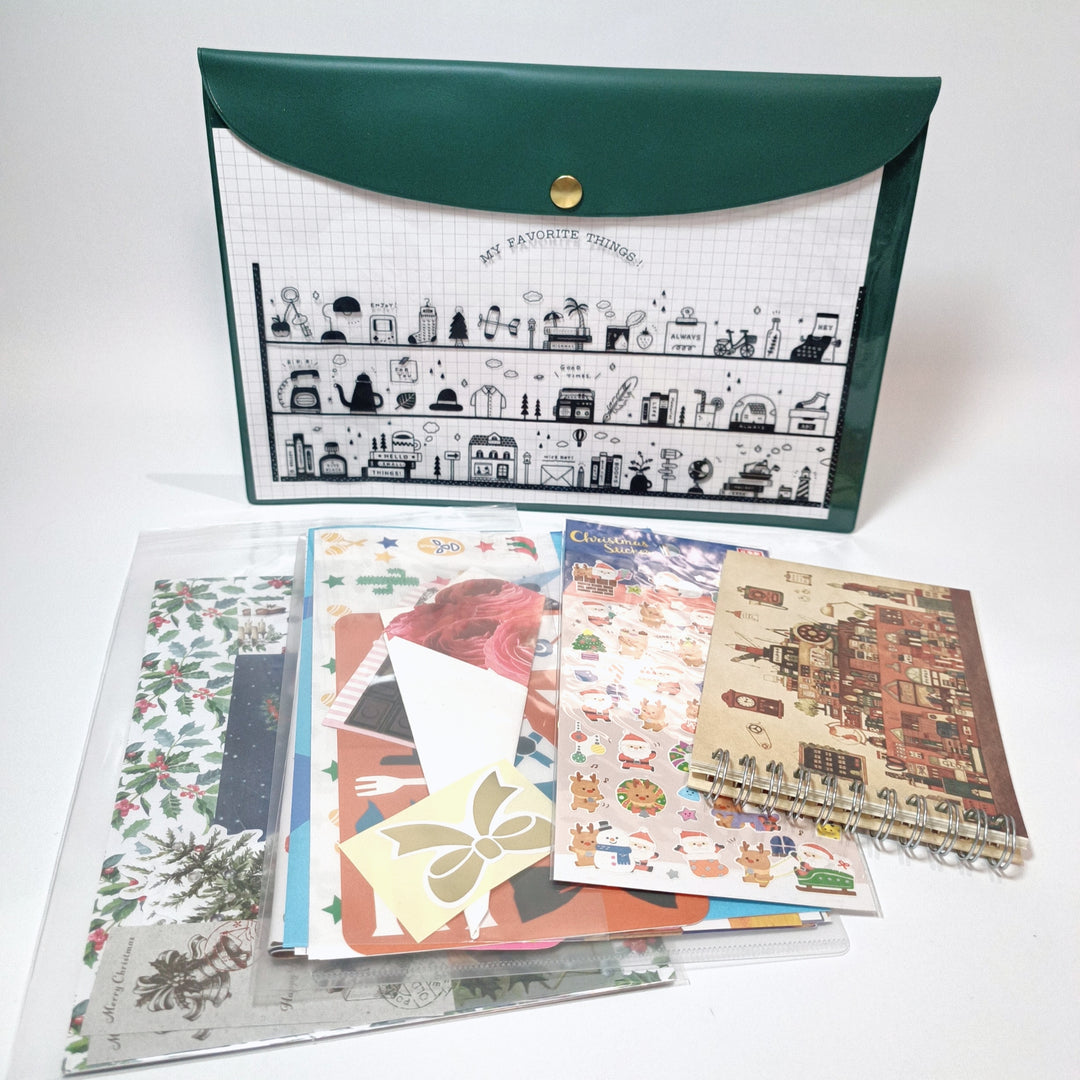 [Pre-loved] Holiday Themed Stationery Set