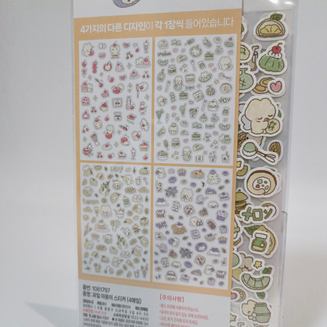 [Korean Sticker] Cherry Fluffy (4 designs)