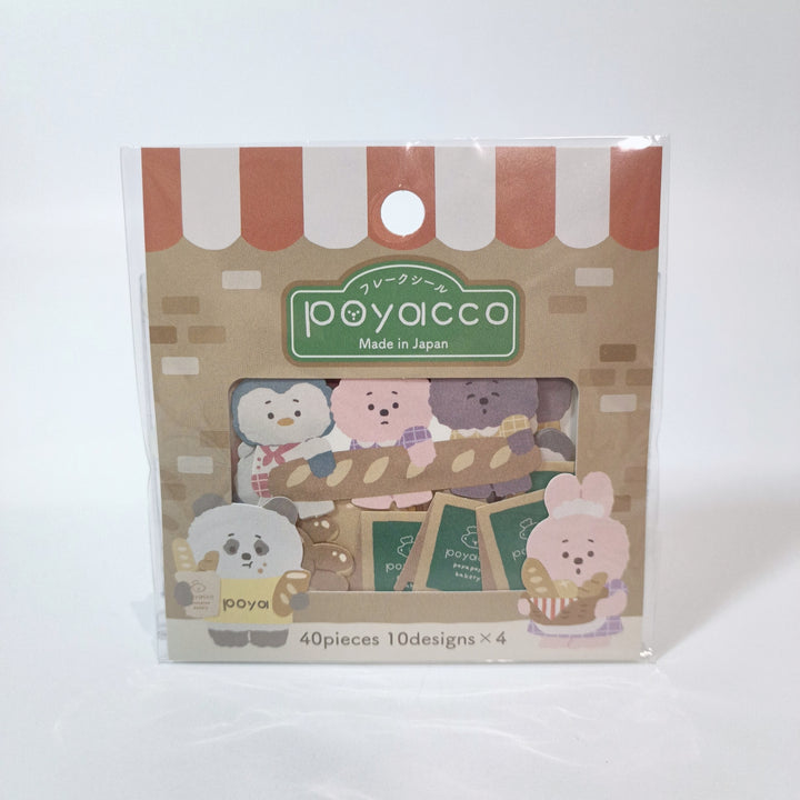 Poyacco Kawaii Animals Bakery Flake Seal