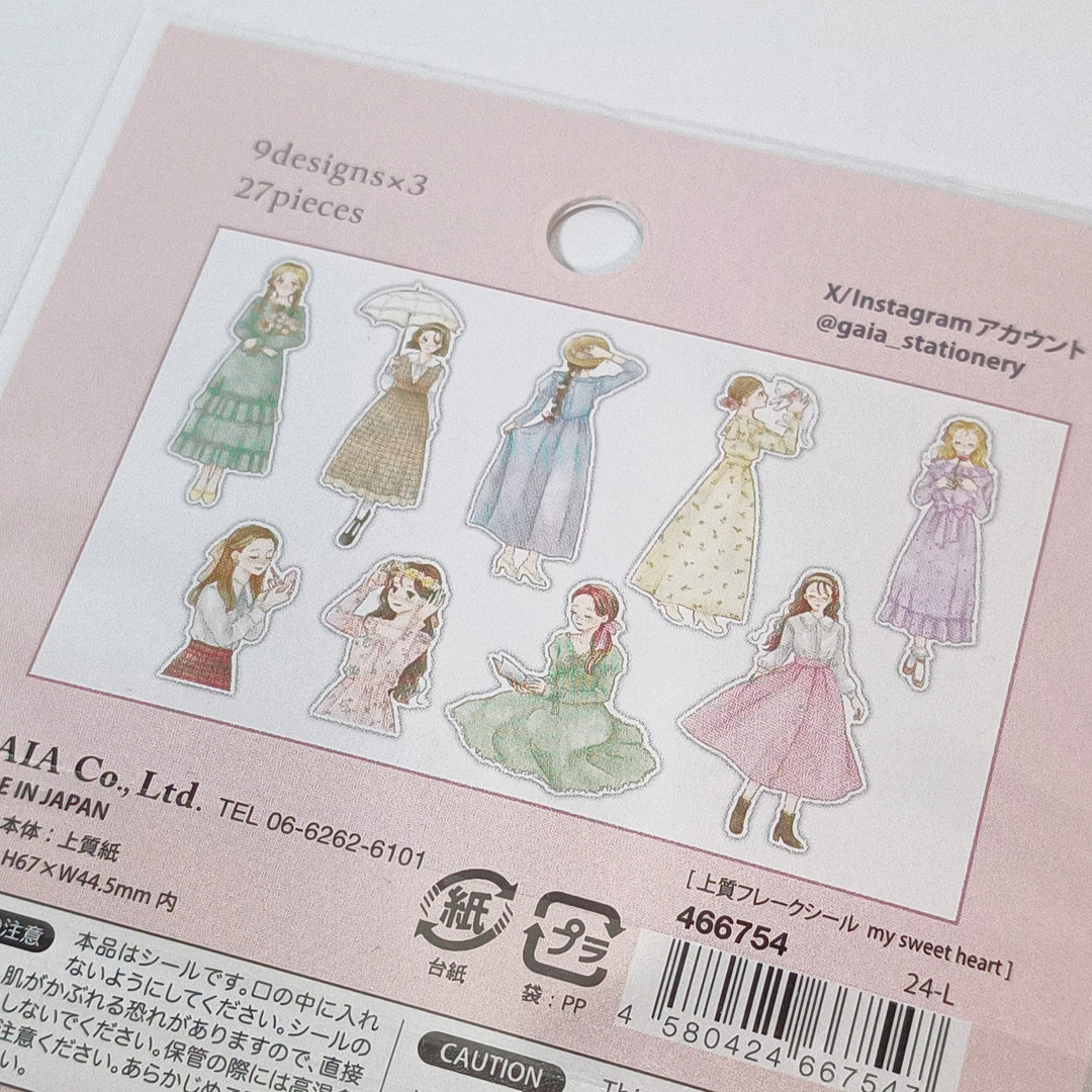 Girls Fashion Traditional &amp; Feminine Flake Seal Set (2pcs.)