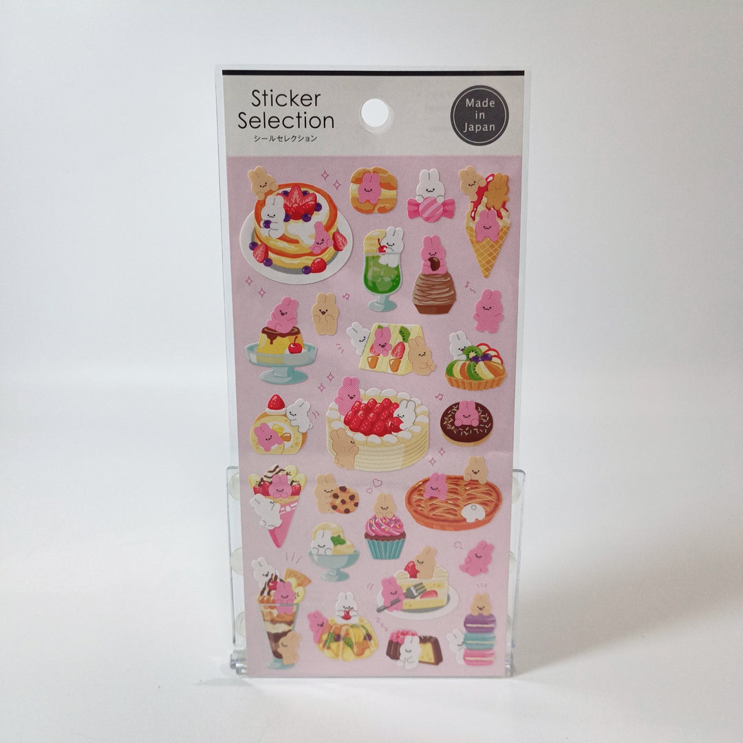 Sticker Selection Bunny Dessert Sticker Sheet