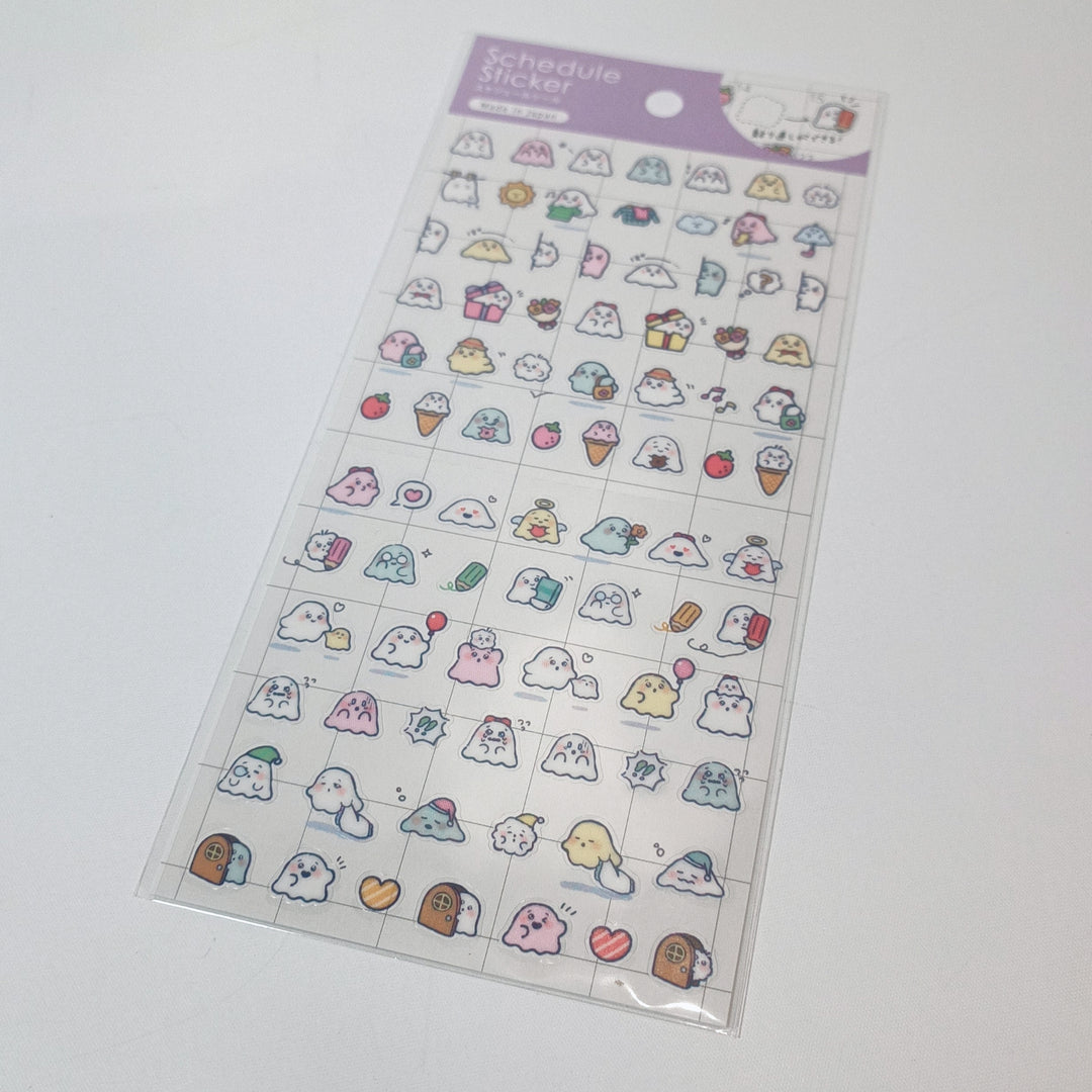Sticker Selection Kawaii Ghosts Sticker Sheet Set (2pcs.)