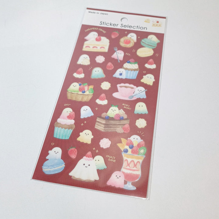 Sticker Selection Kawaii Ghosts Sticker Sheet Set (2pcs.)
