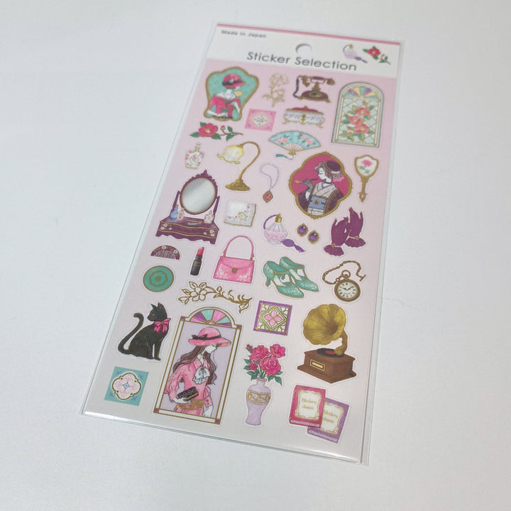 Sticker Selection Retro Kissaten Sticker Sheet Set (2pcs.)