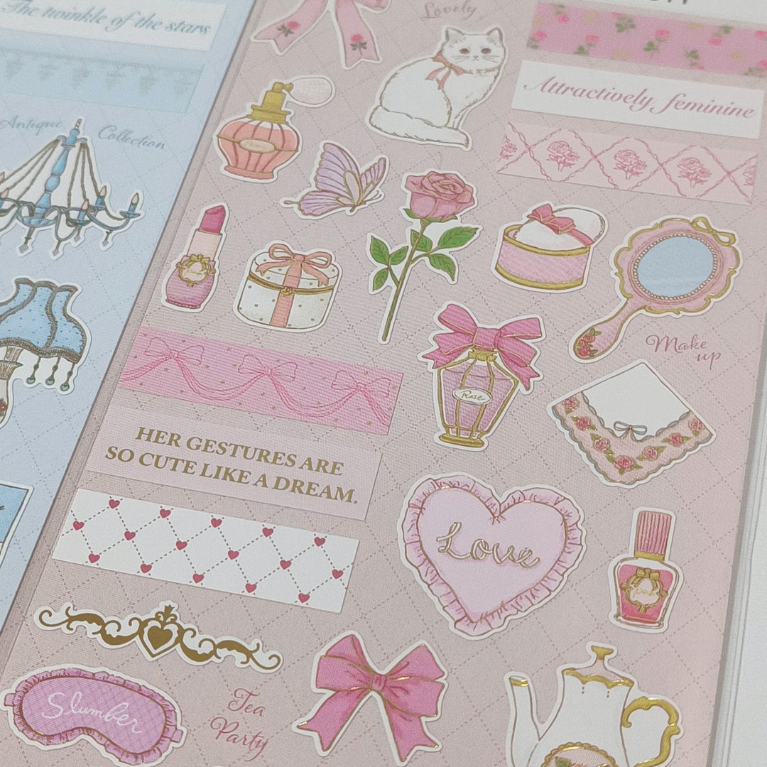 Sticker Selection Love &amp; Sweet Elegance Sticker Sheet Set (2pcs.)