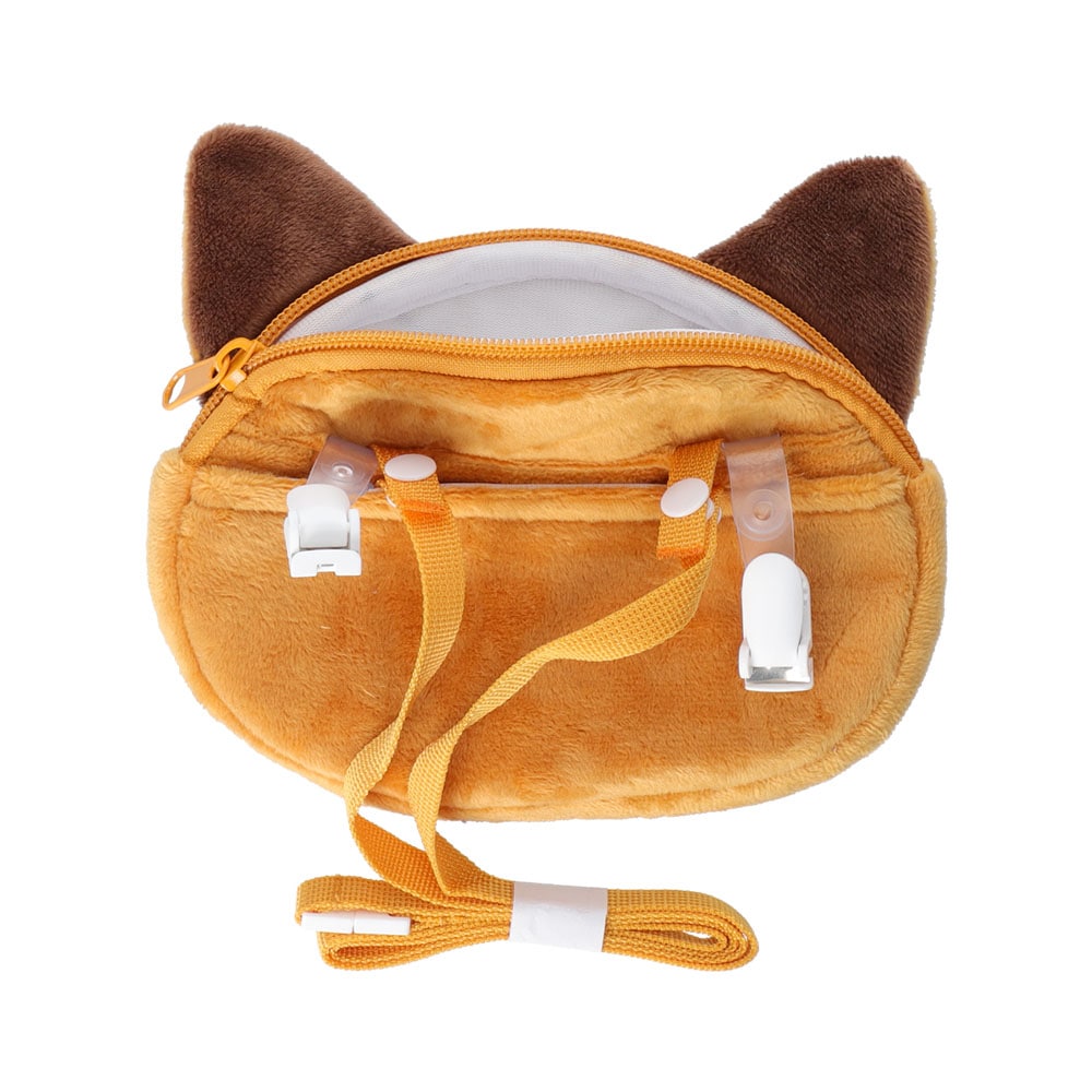 Fluffy Cat Bus Pocket Pouch