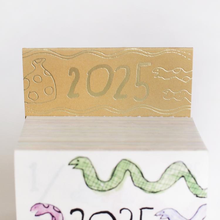 [Loft Limited] Paper Message 2025 Daily Calendar (with bookmark card)