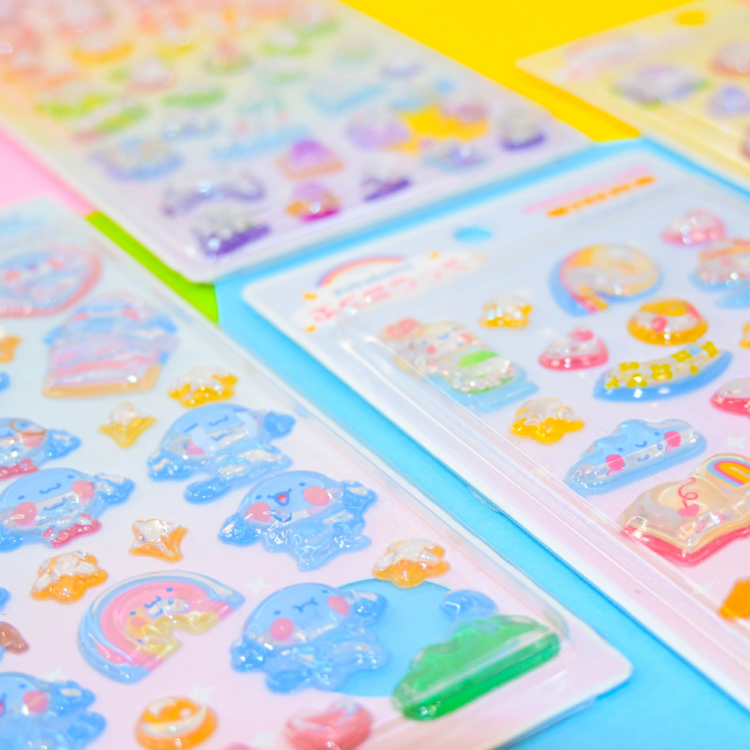 [Pre-Order] Rainbowholic Originals Pukuholic 3D Sticker (4 Designs)