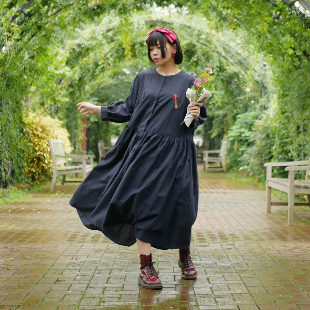 [Pre-order] Donguri Closet Limited Kiki's Delivery Service 2-way Shirt Dress