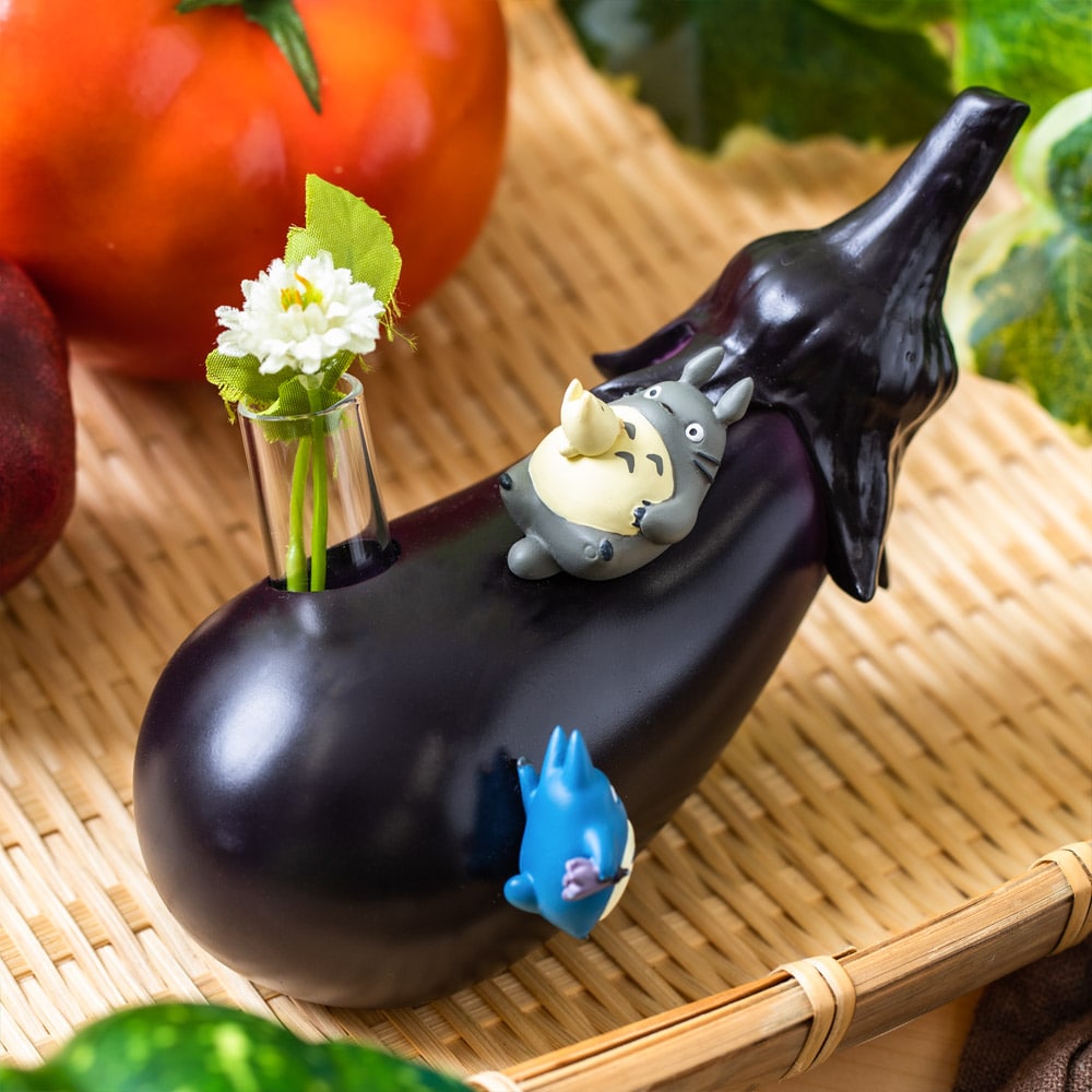 [Précommande] Vase à fleur unique Mon voisin Totoro / aubergine