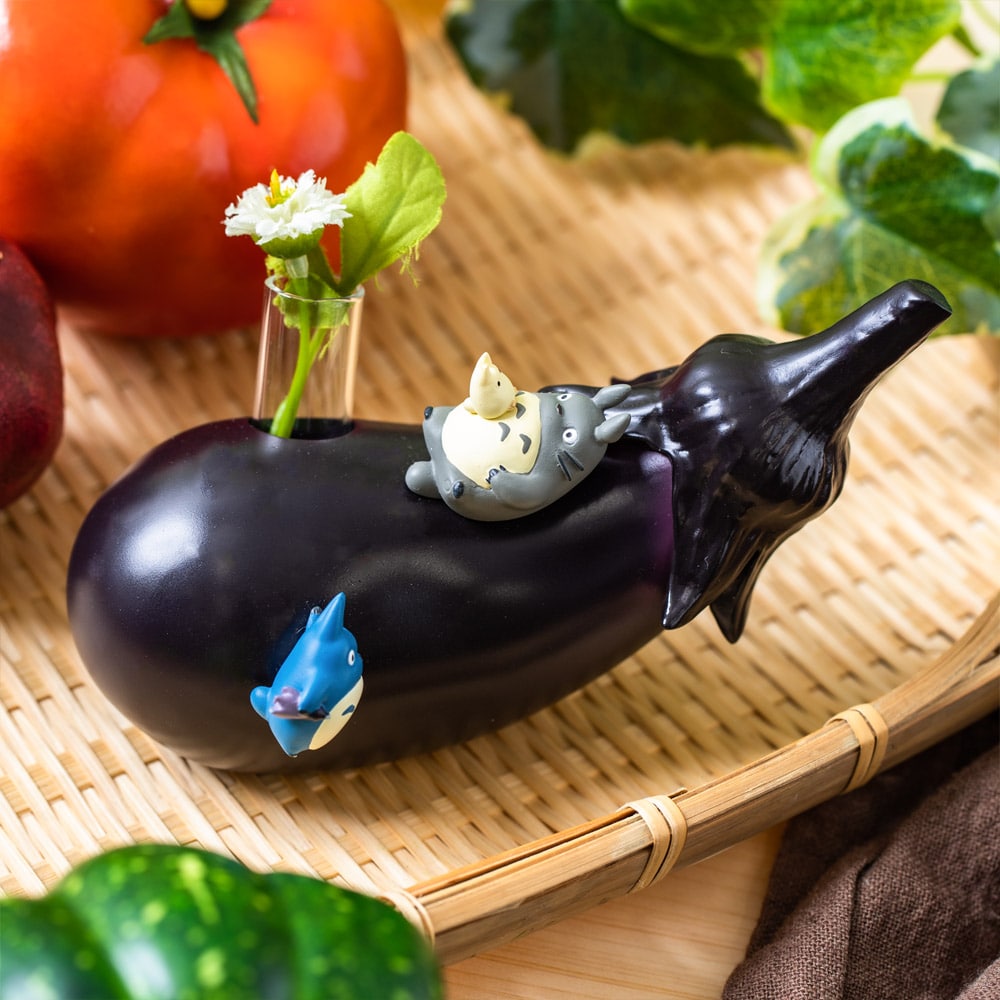 [Pre-order] My Neighbor Totoro Single Flower Vase / eggplant