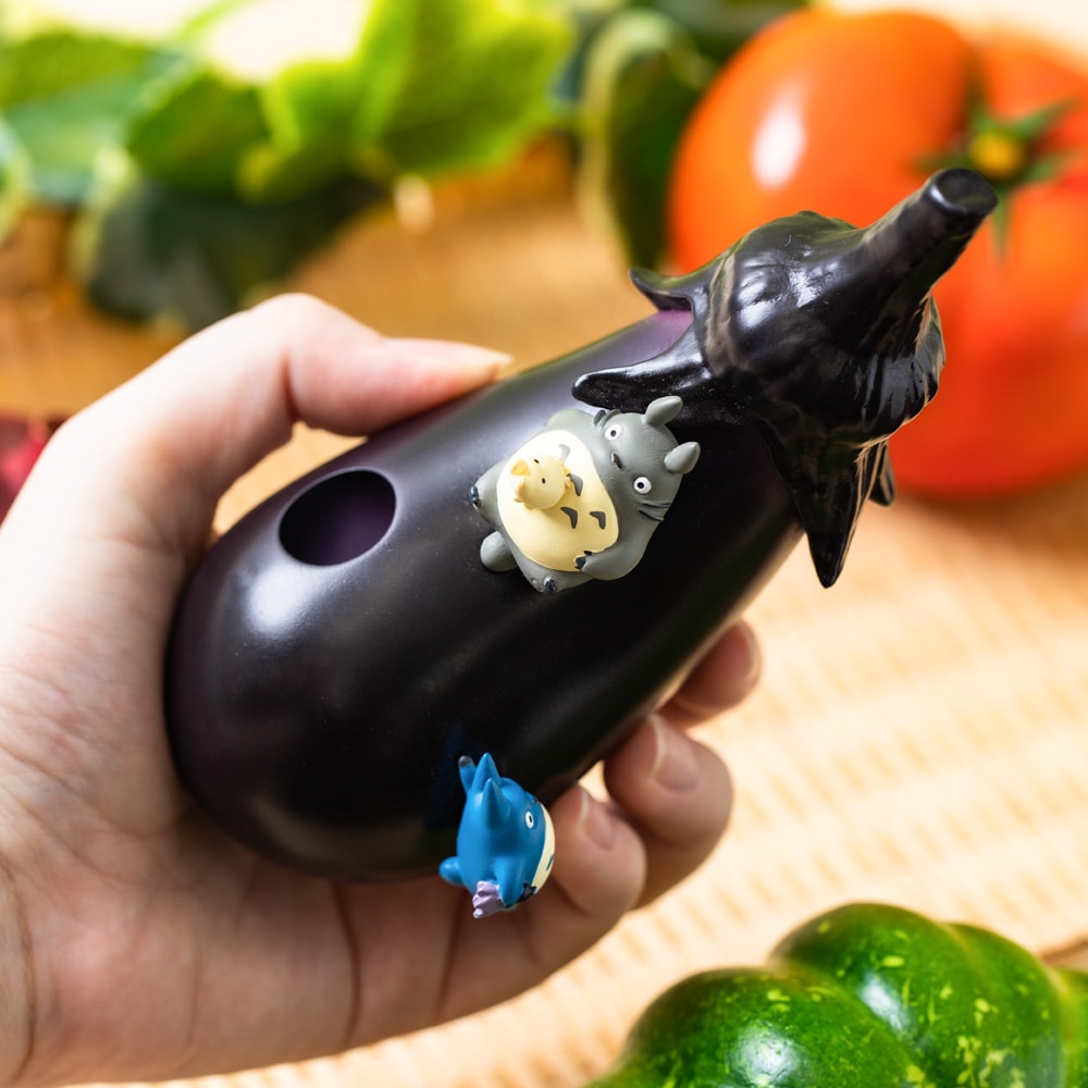 [Pre-order] My Neighbor Totoro Single Flower Vase / eggplant