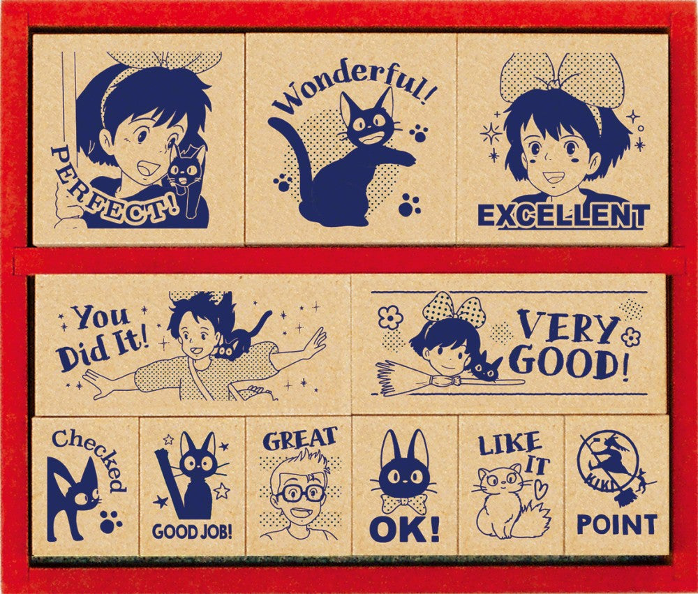 [Pre-order] Kiki's Delivery Service Wooden Stamp Set (11 pcs.)