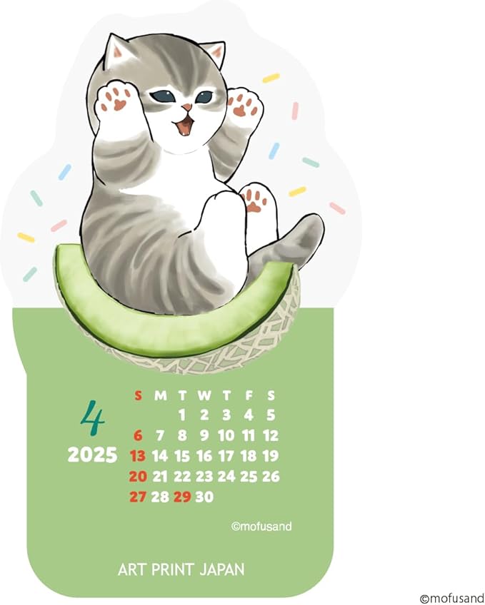 [Pre-order] Mofusand 2025 Diecut Desktop Calendar