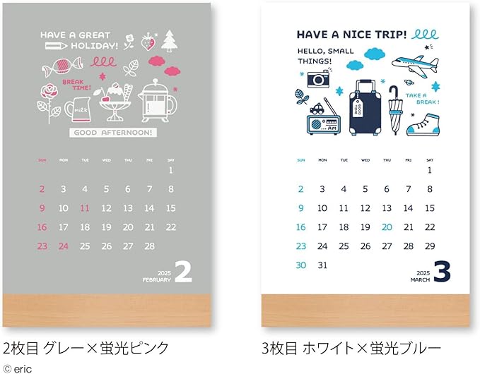 [Pre-order] eric 2025 Monthly Calendar