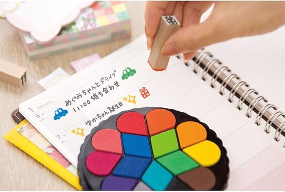 [Pre-order] Shachihata Colorful Stamp Pad