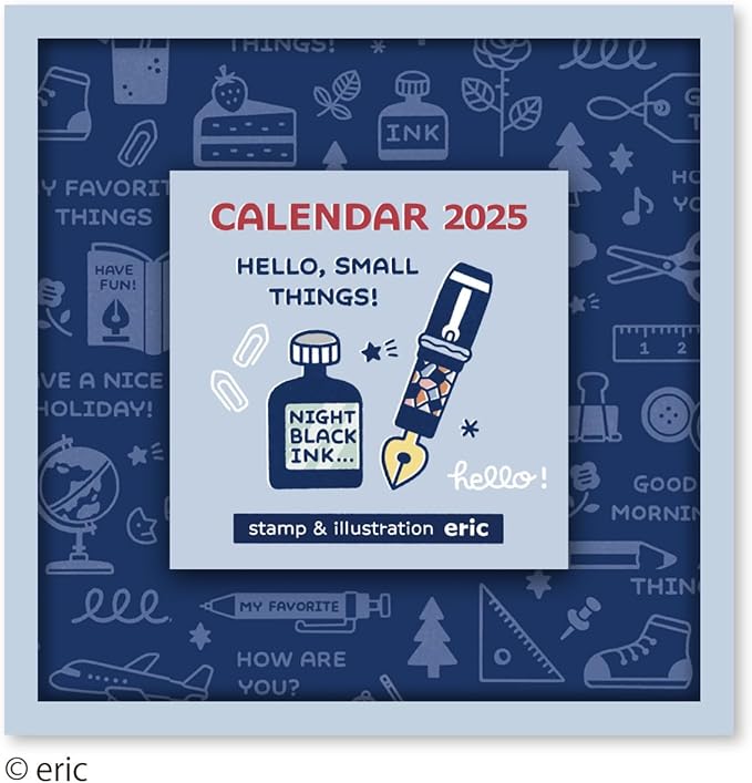 [Pre-order] eric 2025 Daily Calendar (60x60x30 mm)