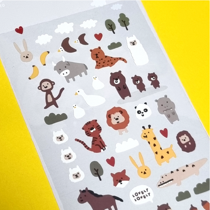 LOVELY ANIMAL Sticker