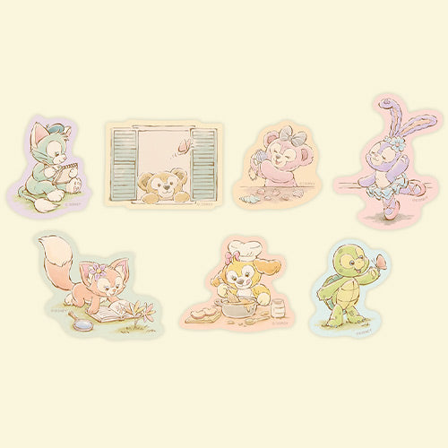 Disney Duffy and Friends Postcard and Sticker Set