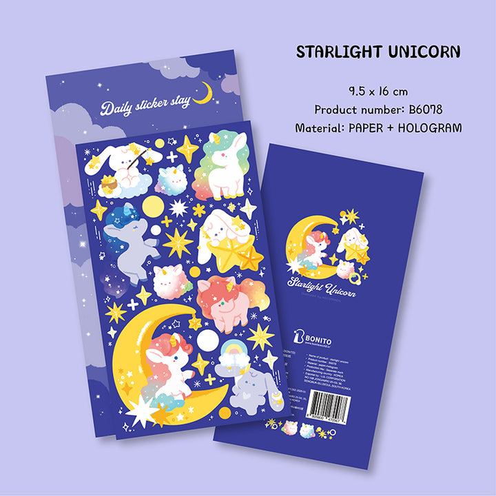 Autocollant Licorne Starlight