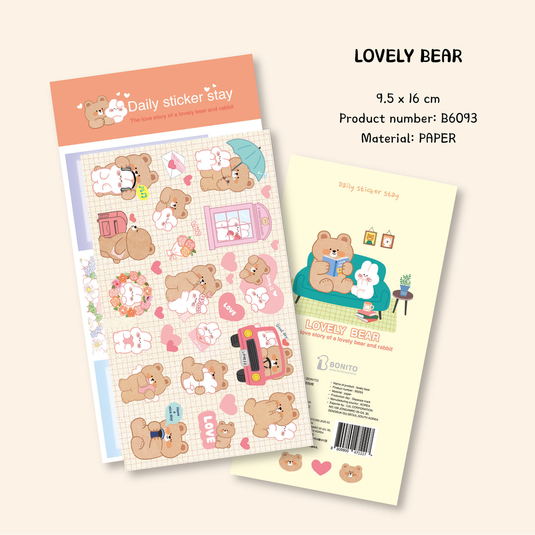 Lovely Bear Sticker