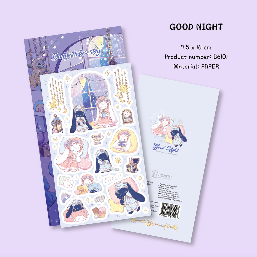 Good Night Sticker