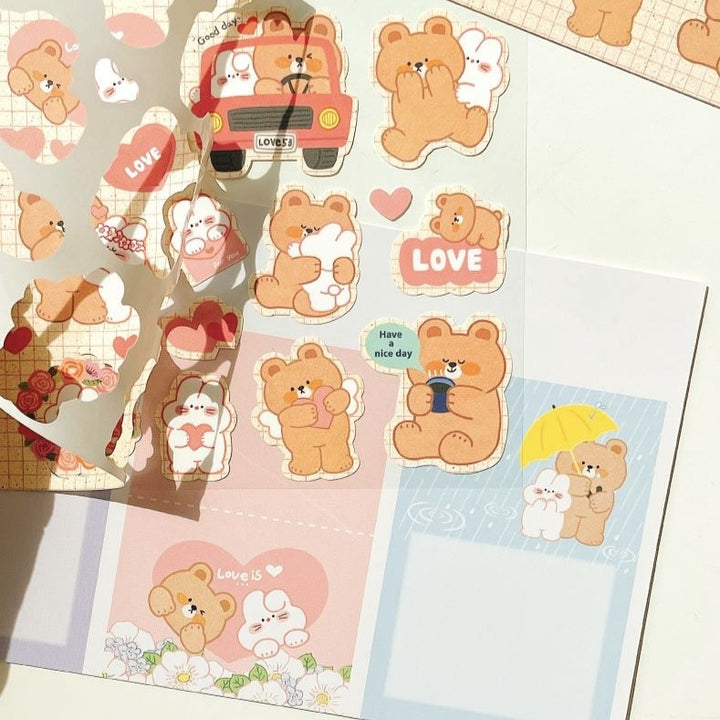 Lovely Bear Sticker