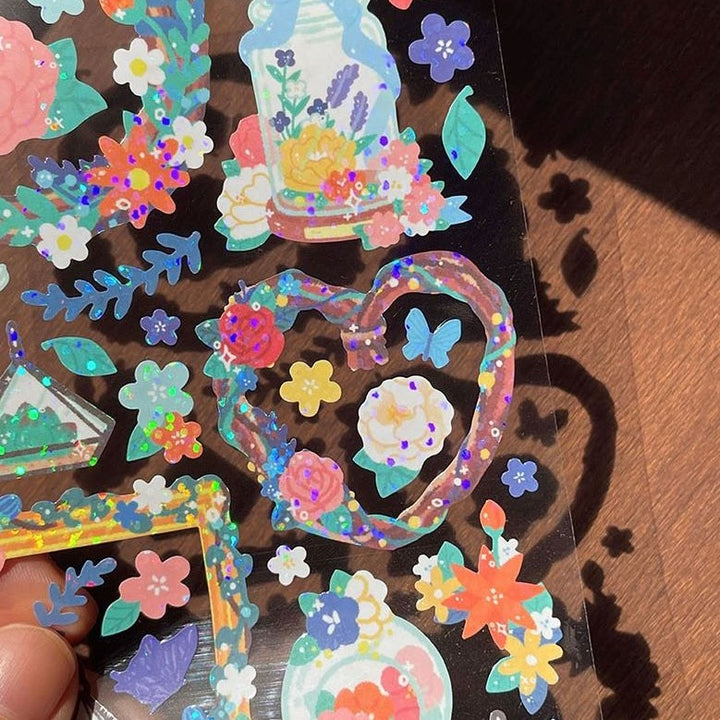 Flower Wreath Sticker