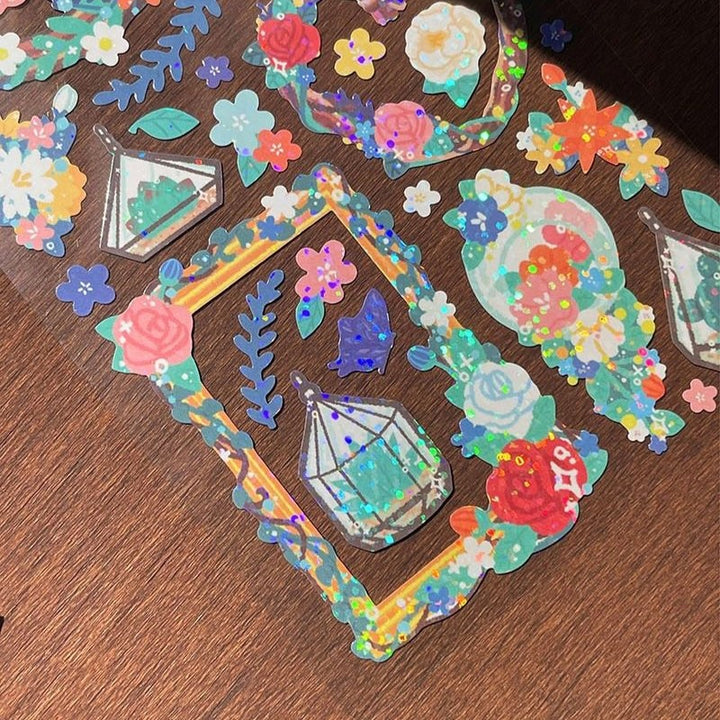 Flower Wreath Sticker