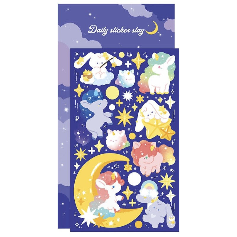 Autocollant Licorne Starlight