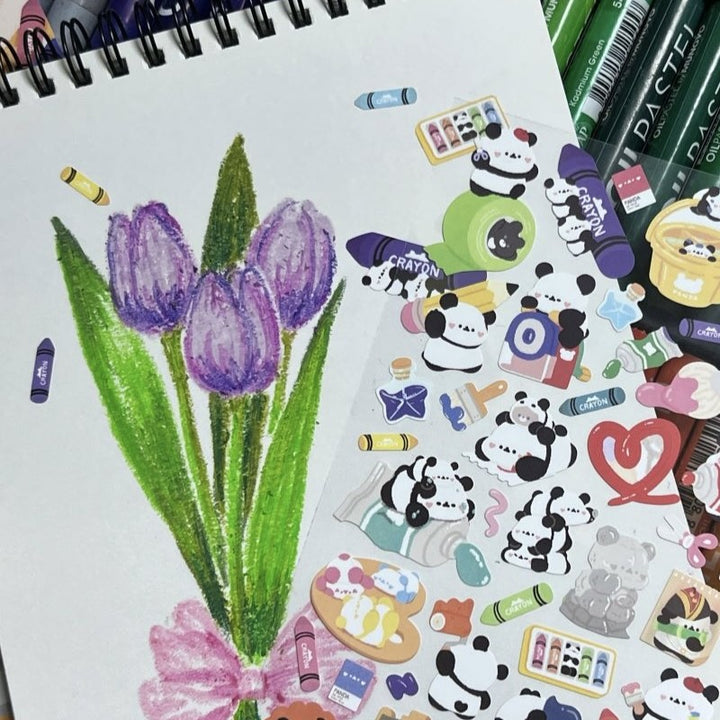 Artplay With Panda Sticker