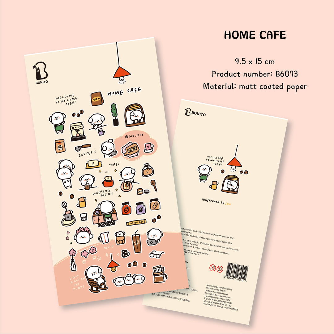 HOME CAFE Sticker