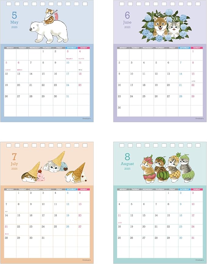 [Pre-order] Mofusand 2025 Desktop Calendar