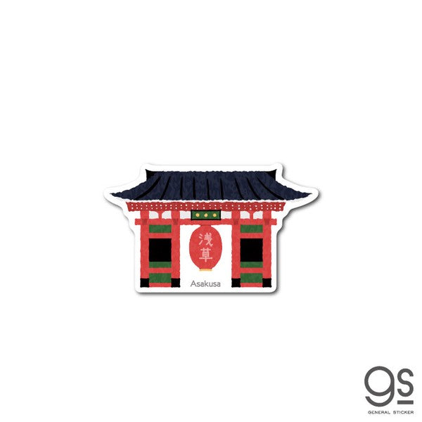 Welcome to Japan Vinyl Sticker / Asakusa Senso-ji Temple